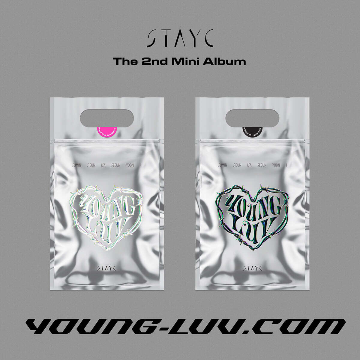 스테이씨 (STAYC) - 미니앨범 2집 : YOUNG-LUV.COM [2종 세트]