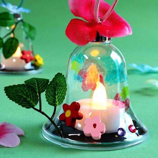 아트랄라 꽃이 있는 무드등 (4인용) 봄 만들기 DIY 키트 미술재료 램프