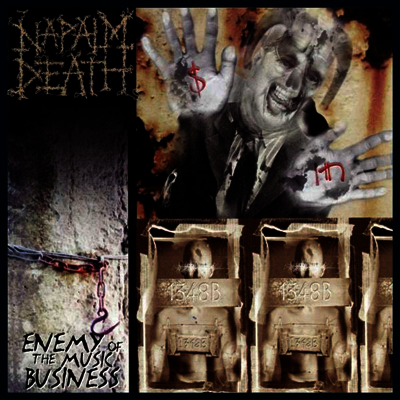 Napalm Death — Enemy Of The Music Business 앨범 커버