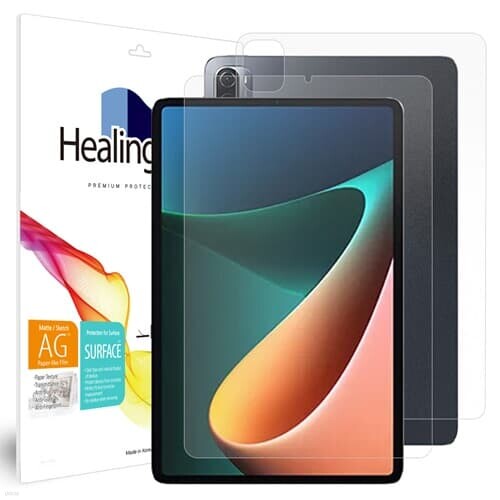 폰트리 샤오미 미패드5 프로 항균 종이질감 블루라이트차단 액정보호필름1매 후면1매