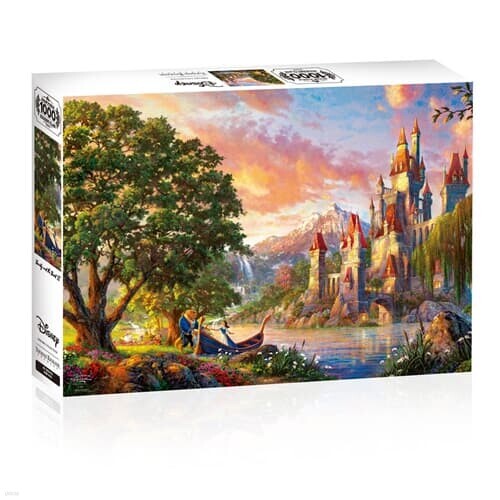 디즈니 미녀와야수 직소퍼즐 1000피스 호수 앞 피크닉