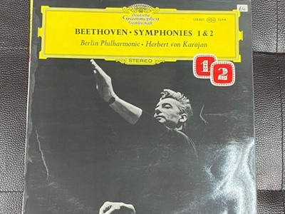 [LP] ī - Karajan - Beethoven Symphonie Nr.1 & 2 [ƫ] [U.K]