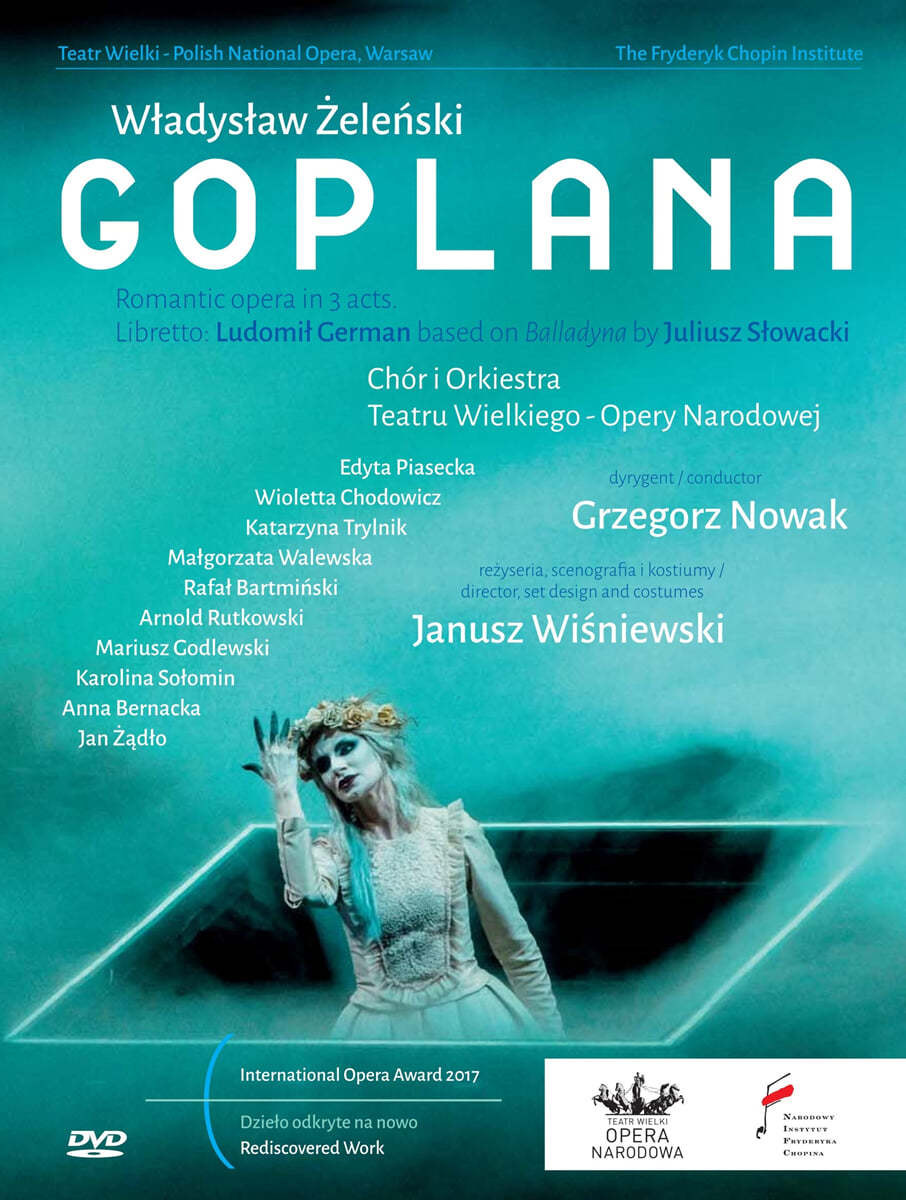 Grzegorz Nowak 젤렌스키: 오페라 &#39;고플라나&#39; (Zelenski: Goplana) 