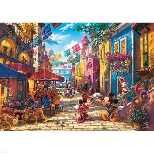 1000피스 직소퍼즐 - 미키와 미니 멕시코