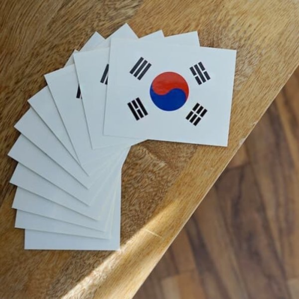 태극기 스티커 _사각형