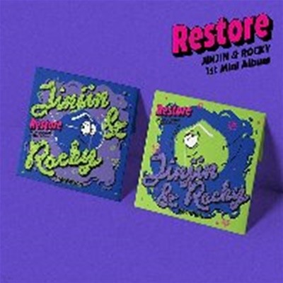 [미개봉] 진진 & 라키 (Jinjin & Rocky) / Restore (1st Mini Album) (Staycation/Vacation Ver. 랜덤 발송)