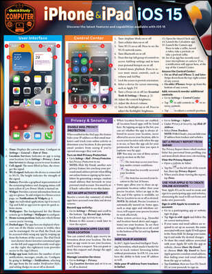 iPhone & iPad IOS 15: A Quickstudy Laminated Reference Guide
