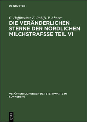 Die Veränderlichen Sterne Der Nördlichen Milchstrafße Teil VI