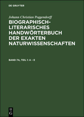 A - E: Berichtsjahre 1932 Bis 1953