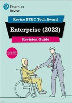 Pearson REVISE BTEC Tech Award Enterprise 2022 Revision Guide inc online edition - 2023 and 2024 exams and assessments