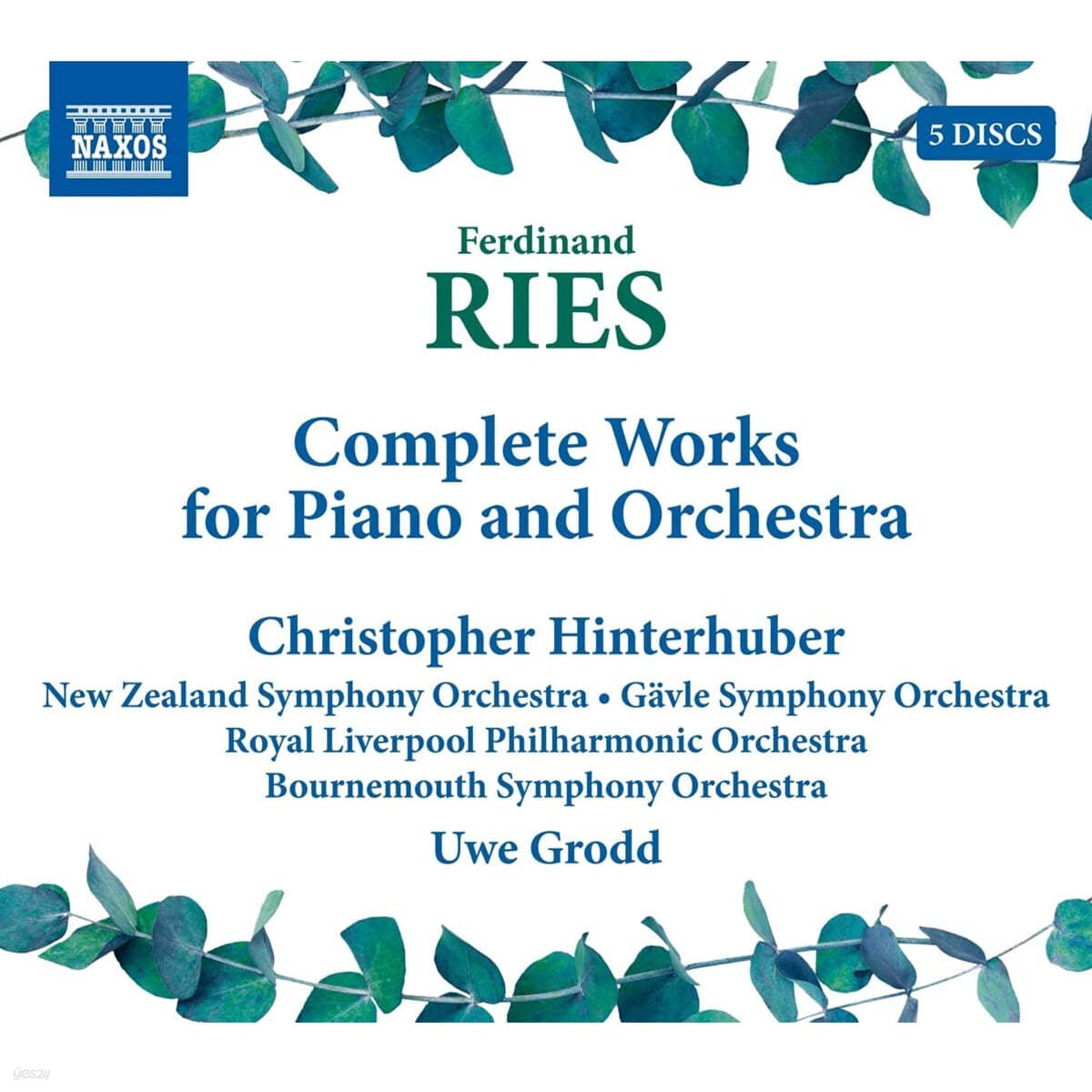 Christopher Hinterhuber 페르디난트 리스: 피아노와 오케스트라를 위한 작품 전곡 (Ferdinand Ries: Complete Works for Piano and Orchestra) 