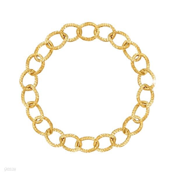 [니지쥬얼리] 14K GOLD 컷팅 체인반지