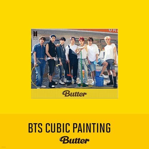 BTS 보석십자수 큐빅페인팅 행잉 40X50 단체 H2