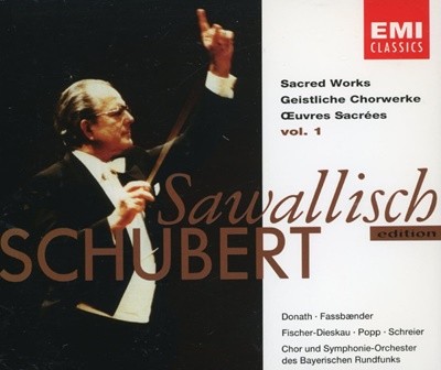 볼프강 자발리쉬 - Wolfgang Sawallisch - Schubert Sacred Works Vol.1 4Cds [독일발매]