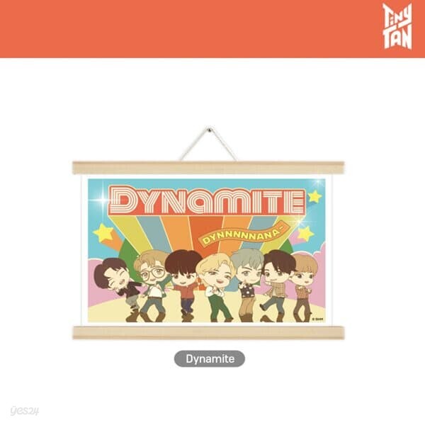 BTS 보석십자수 타이니탄 큐빅 Dynamite 행잉 30X20