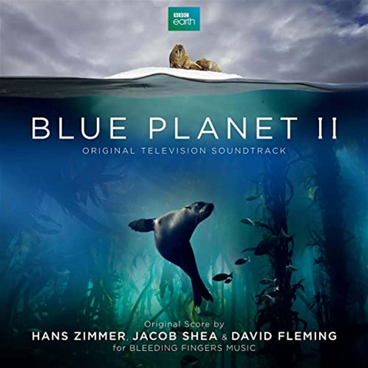 블루 플래닛 II 다큐멘터리 음악 (Blue Planet II OST by Hans Zimmer / Jacob Shea / David Fleming) [투명 블루 컬러 2LP]