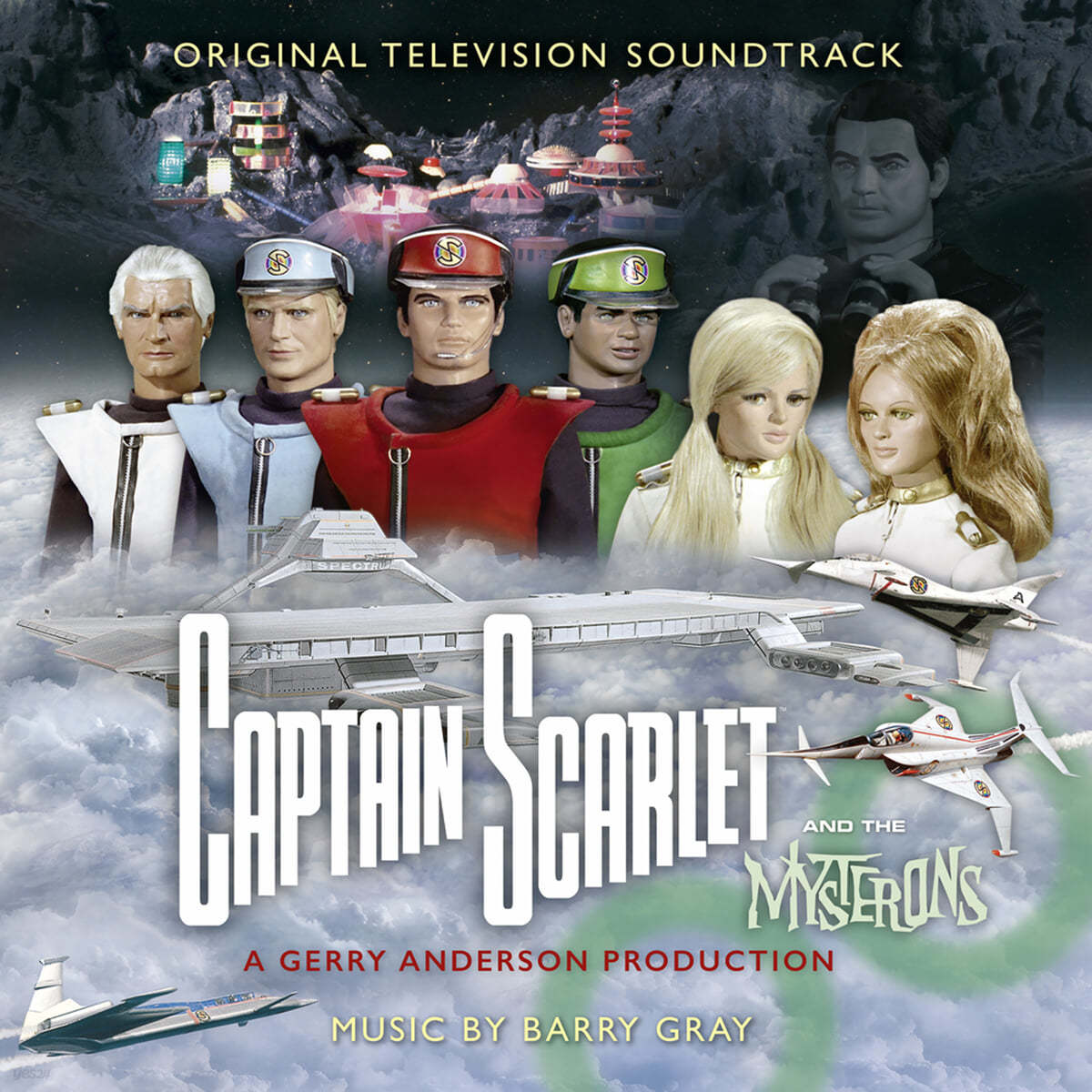캡틴 스칼렛 앤 더 미스테론즈 TV음악 (Captain Scarlet and The Mysterons OST by Barry Gray) [투명 레드 컬러 2LP] 