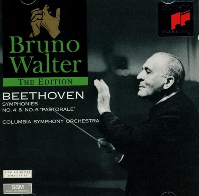 Beethoven : Symphonies No. 4 & No. 6 "Pastorale" - Bruno Walter(Holland발매)