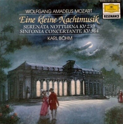 Mozart : Serenata Notturna KV 239 / Sinfonia Concertante KV 364  - Karl Bohm  (독일발매)
