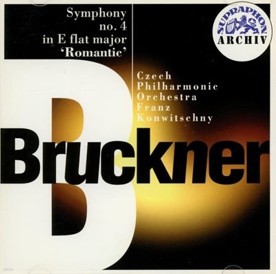 Bruckner: Symphony No. 4 , Romantic - 콘비츠니 (Franz Konwitschny) (체코발매) 