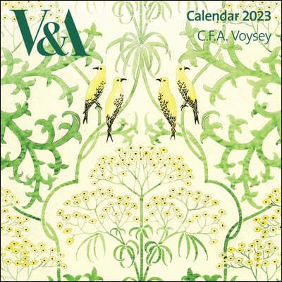 V&A: C.F.A. Voysey Mini Wall Calendar 2023 (Art Calendar)