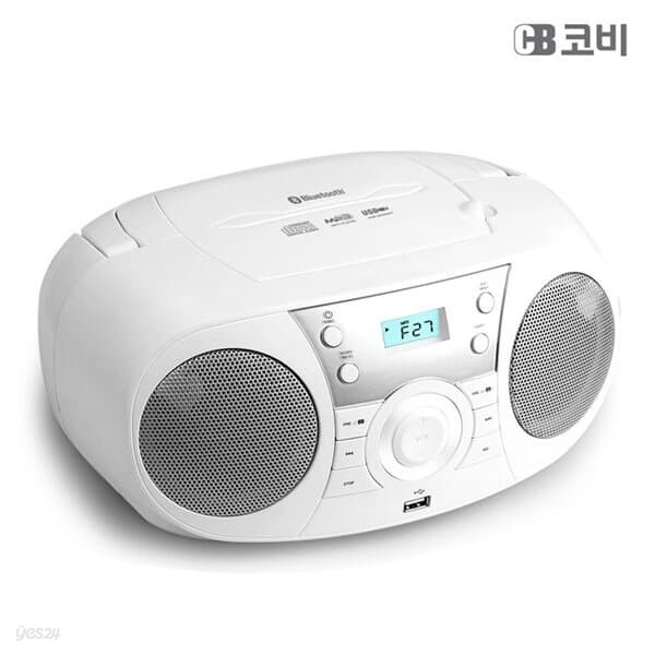 COBY 블루투스 포터블 CD 플레이어 BT-CD20