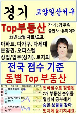 경기 고양일산서구 Top 부동산 (21년 12월, 차트/도표책)