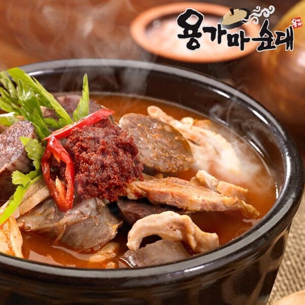 [용가마순대] 웰참 얼큰 특 순대국 700g x 2팩