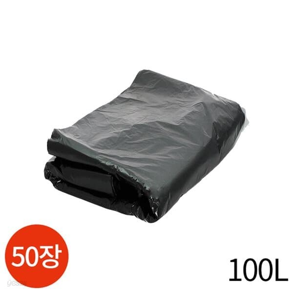 재활용 비닐봉투 검정 100리터 x 50장