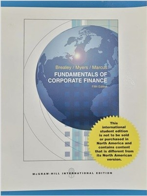 Fundamentals of corporate finance fifth edition