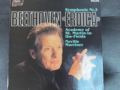 [LP] 네빌 마리너 - Neville Marriner - Beethoven Symphonie Nr.3 Eroica LP [홀랜드반]