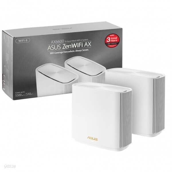 ASUS ZenWiFi XT8 유무선공유기 (2Pack) 화이트