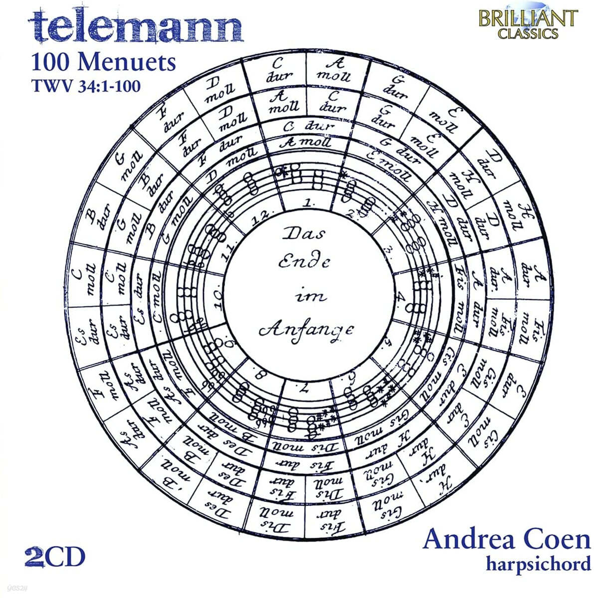 Andrea Coen 텔레만: 100곡의 미뉴에트 (Telemann: 100 Menuets TWV 34:1-100) 