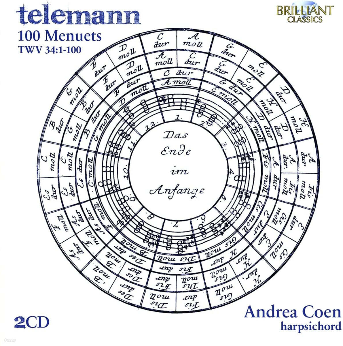 Andrea Coen 텔레만: 100곡의 미뉴에트 (Telemann: 100 Menuets TWV 34:1-100)