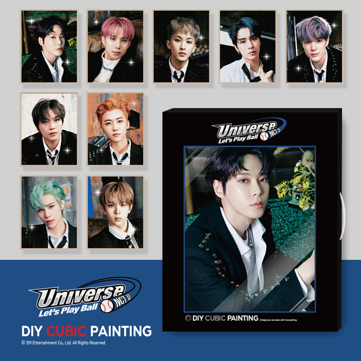 NCT U - Universe (Let's Play Ball) DIY 큐빅 페인팅 [정우]