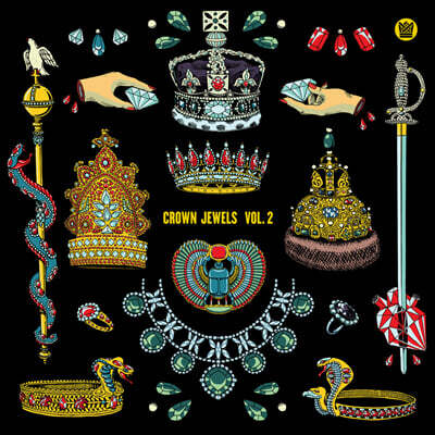 Big Crown Records 레이블 컴필레이션 (Crown Jewels Vol. 2) [골든 헤이즈 컬러 LP]
