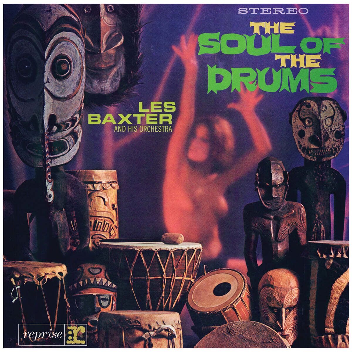 Les Baxter (레스 백스터) - The Soul of the Drums [형광 그린 컬러 LP]
