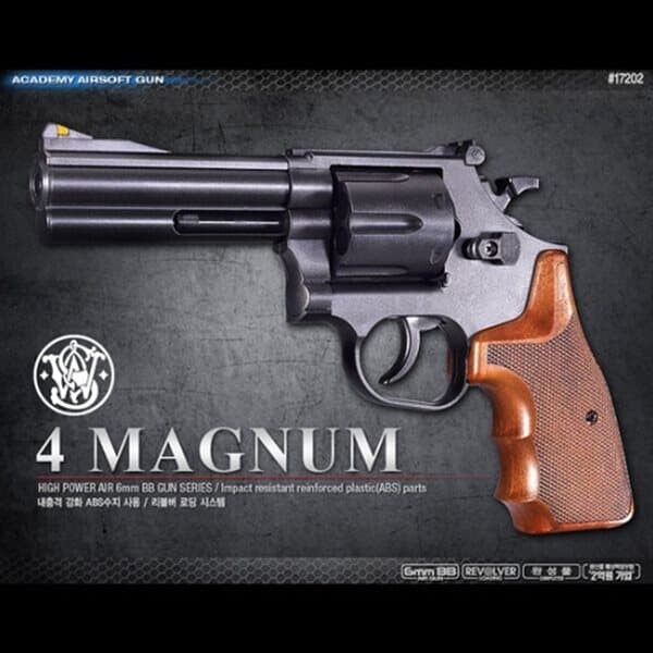 프로 핸드건 에어소프트건 M586 4인치 Magnum 매그넘 권총