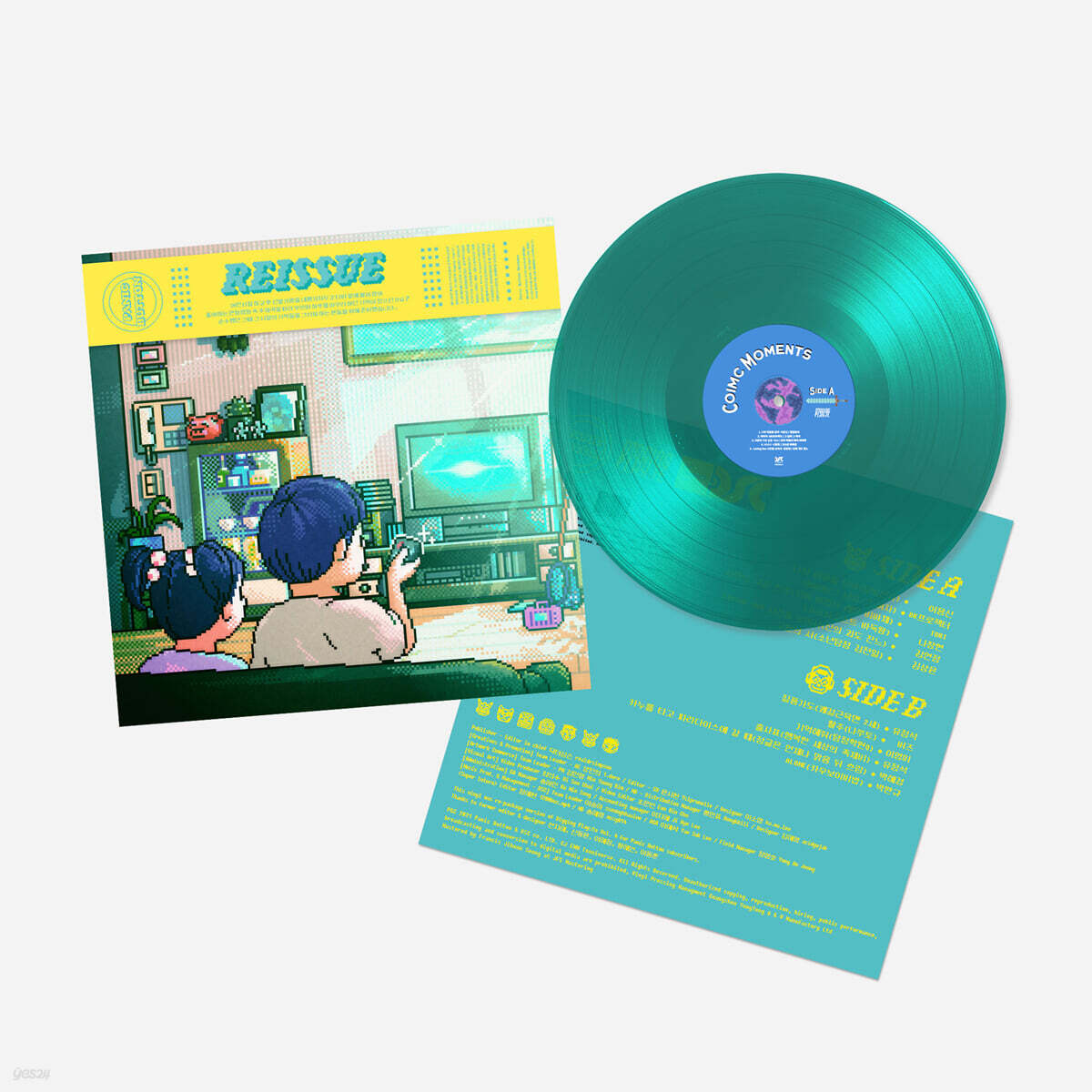 패닉버튼 리이슈 'Comic Moments' [투명 베이비블루 그린 컬러 LP]