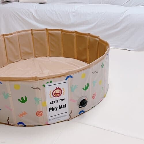 레츠토이 플레이매트 M사이즈 모래놀이매트 볼풀장 물놀이매트 미술놀이 놀이매트