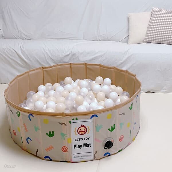 레츠토이 플레이매트 M사이즈 모래놀이매트 볼풀장 물놀이매트 미술놀이 놀이매트