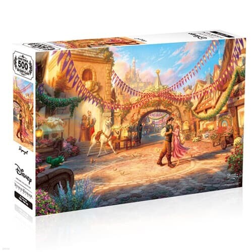 디즈니 킨케이드 500피스 - 라푼젤 태양의 광장