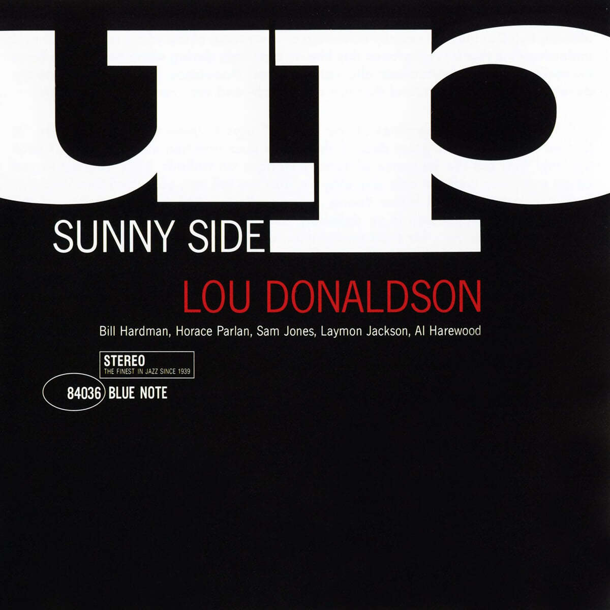 Lou Donaldson (루 도날드슨) - Sunny Side Up