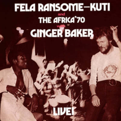 Fela Kuti  / Ginger Baker ( Ƽ /  Ŀ) - Live! [ ÷ 2LP] 