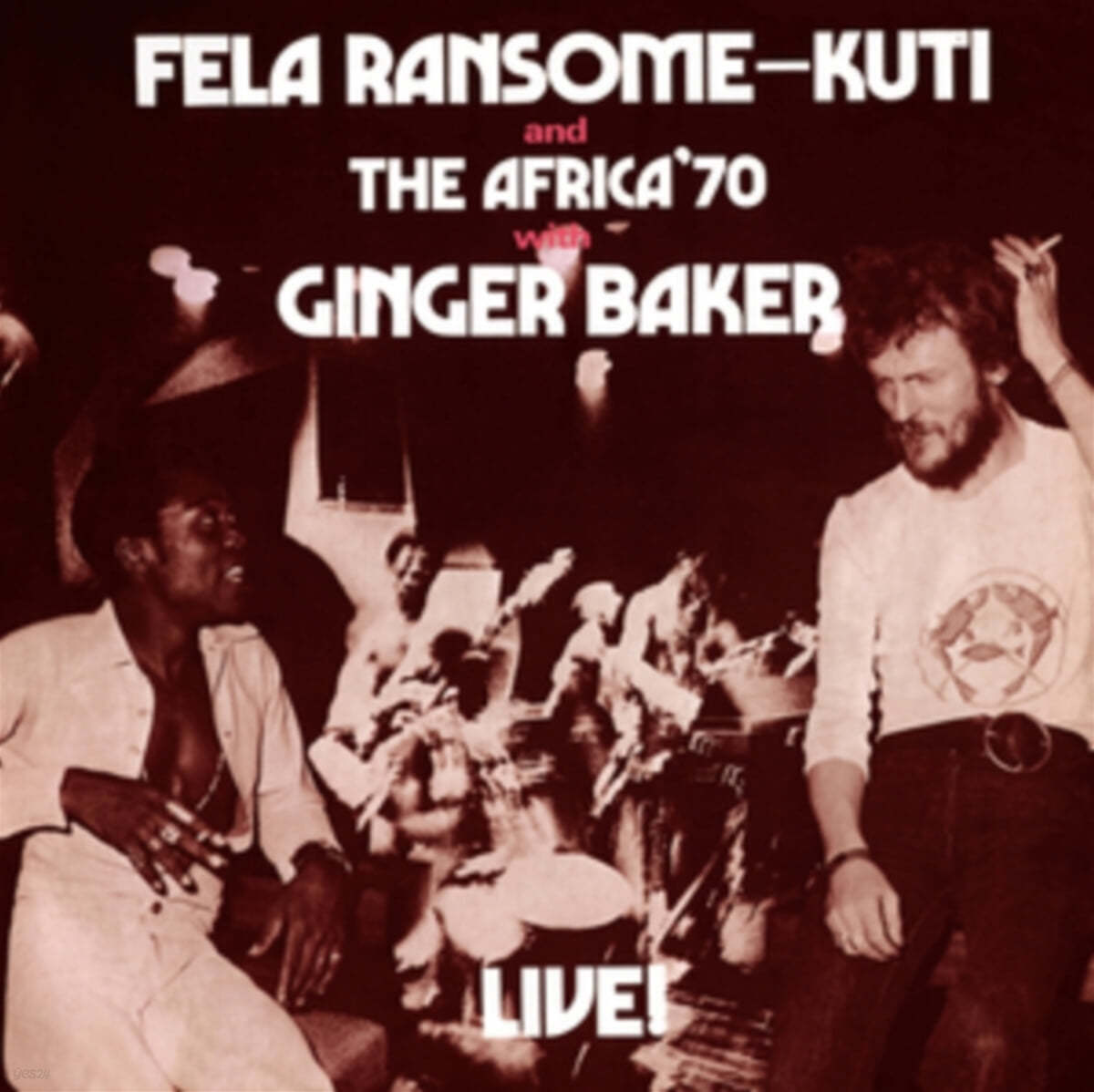 Fela Kuti  / Ginger Baker (펠라 쿠티 / 진저 베이커) - Live! [레드 컬러 2LP]