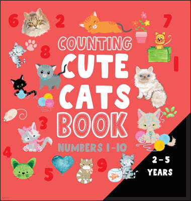 Counting cute cats book numbers 1-10