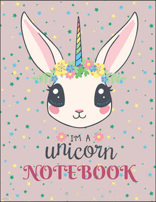 Lulu.com Notebook: Lineless Journal, Blank Unlined Notebook 8.5 x 11 Pink for Girls, Unicorn Format.