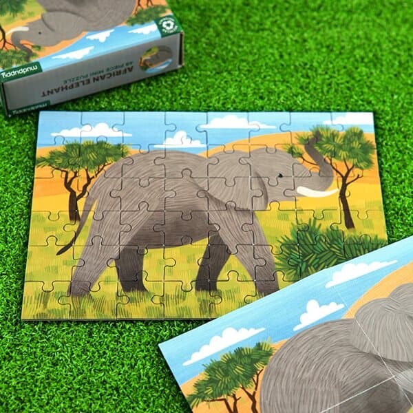 머드퍼피 아프리카 코끼리 48피스 미니퍼즐