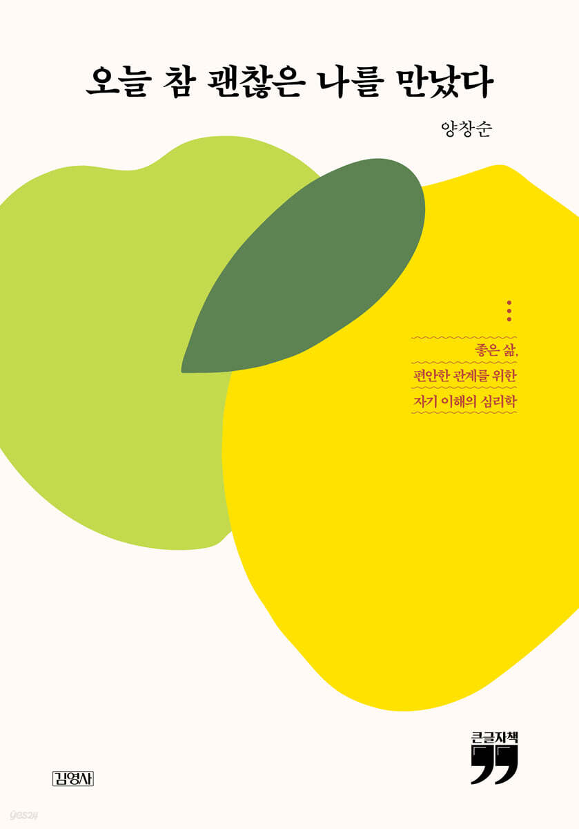 오늘 참 괜찮은 나를 만났다 (큰글자책)