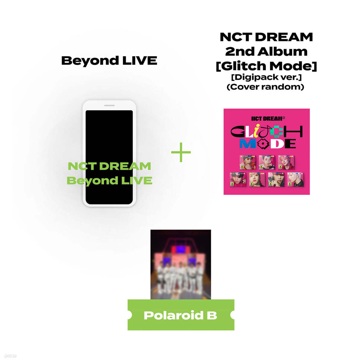 Beyond LIVE 관람권 + 엔시티 드림 (NCT DREAM) 2집 - Glitch Mode [Digipack ver.]